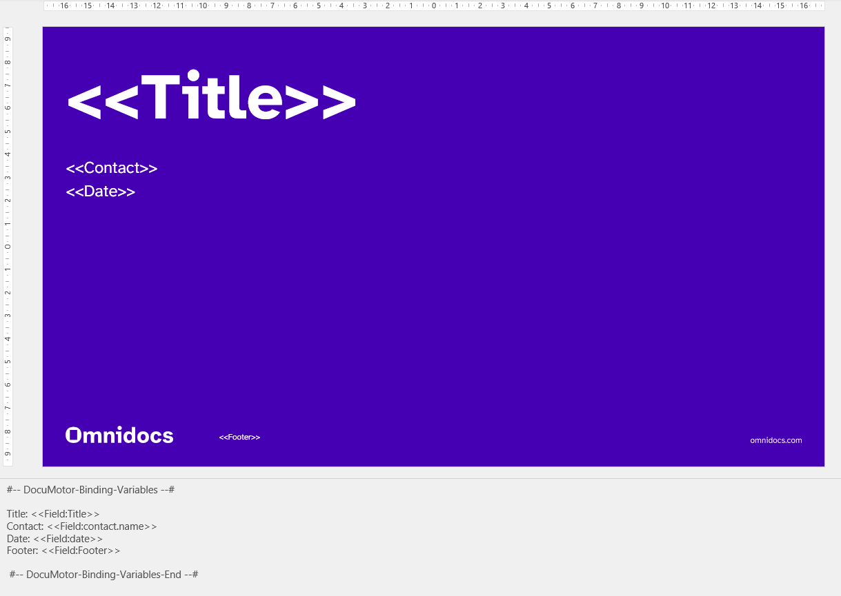 Slide Bindings DocuMotor